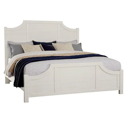 KING SCALLOPED BED