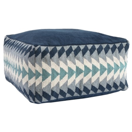 KADE MIDNIGHT BLUE MULTI POUF