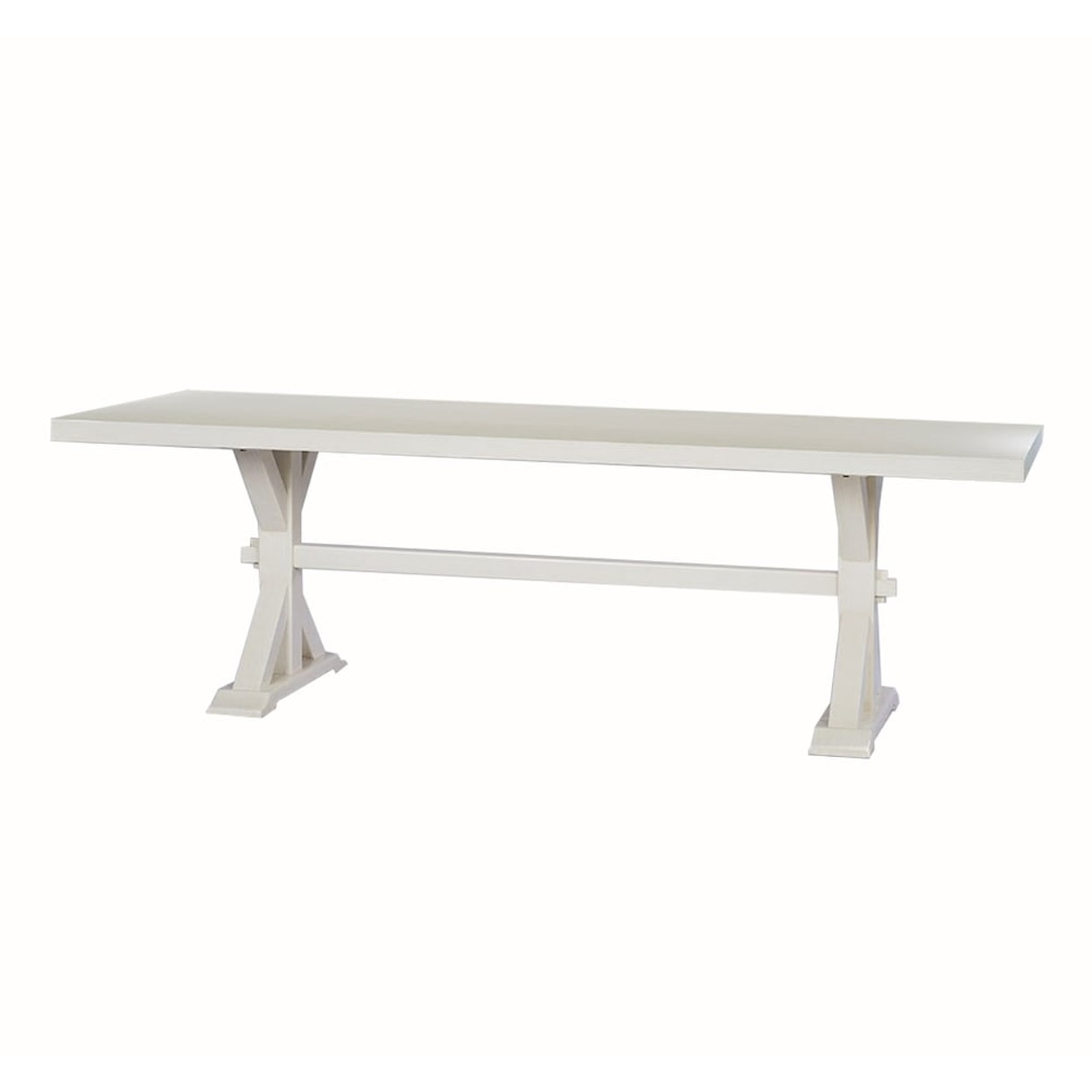 Oliver Home Furnishings Dining Tables 84" RECTANGLE DINING TABLE- DRIFT