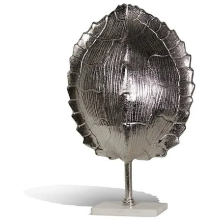 Turtle Shell Sculpture on Stand - Sand Caste