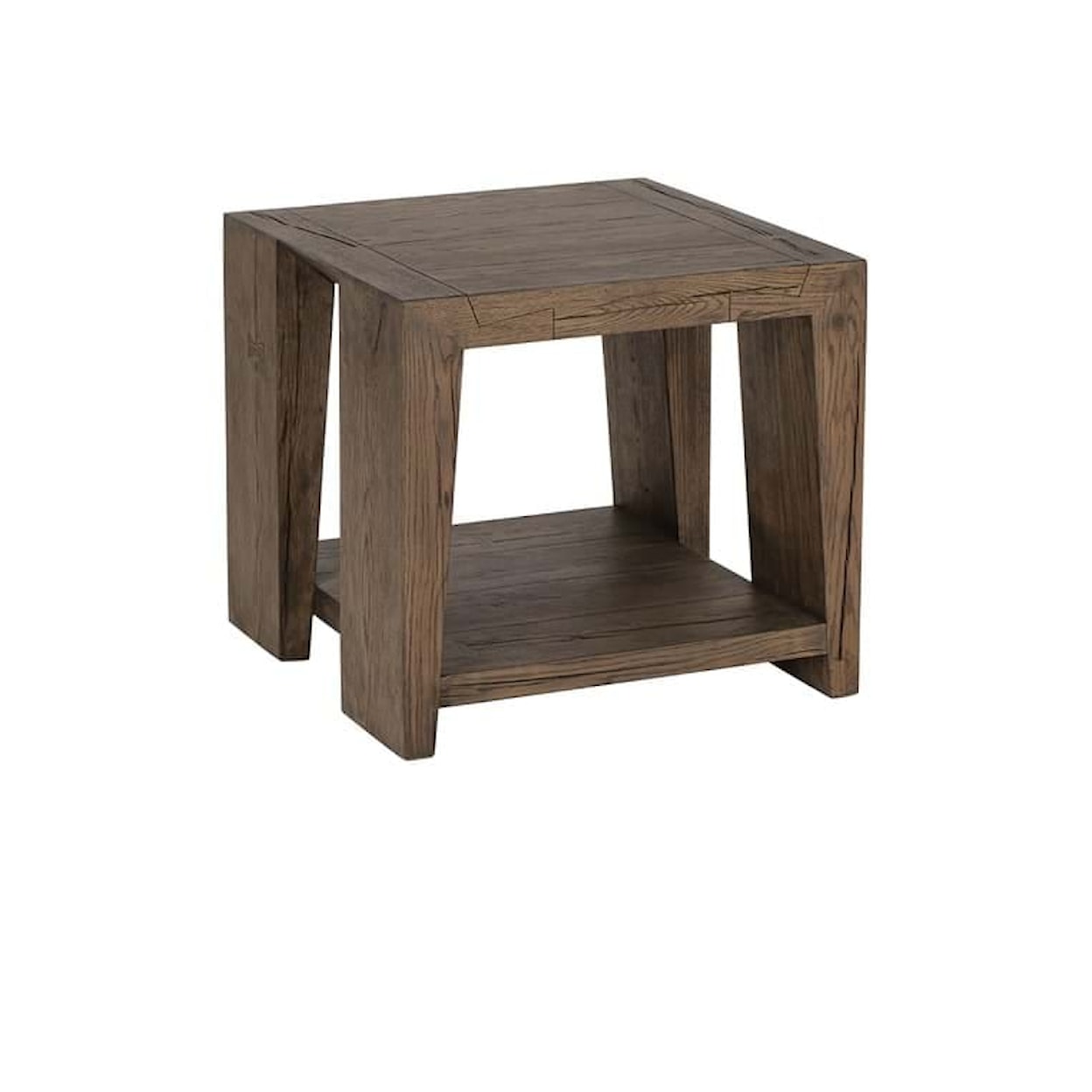 Classic Home Troy TROY END TABLE SUEDE BROWN