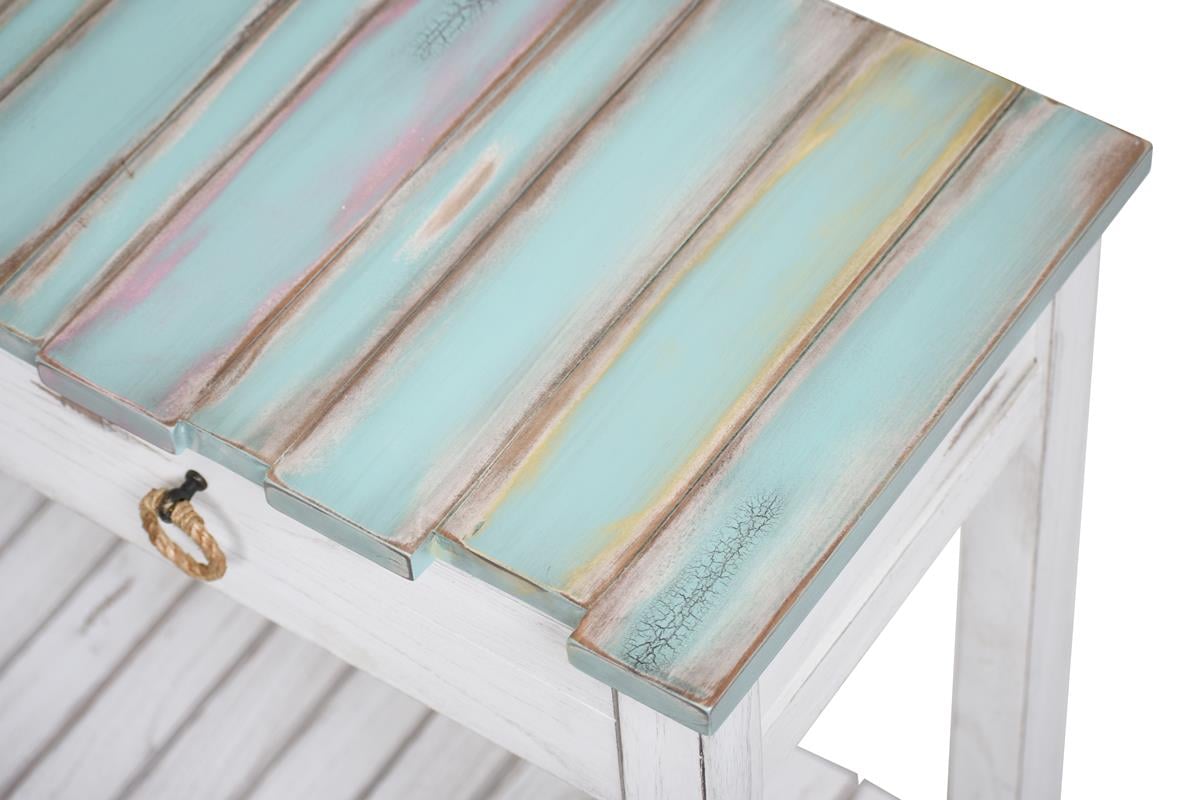 Sea Winds Trading Company Picket Fence Occasional Picket Fence Entertainment Center – Bleu