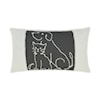 D.V. KAP Home Indoor Pillows FUR BABIES II LUMBAR PILLOW