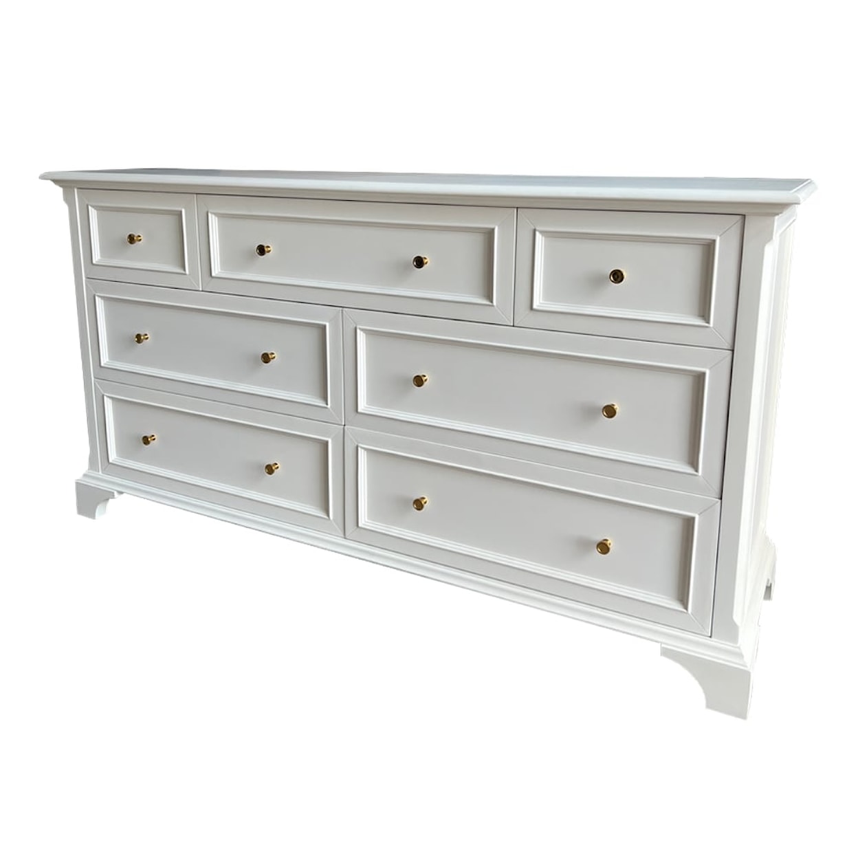 Oliver Home Furnishings Dressers Six Drawer Ghost Dresser