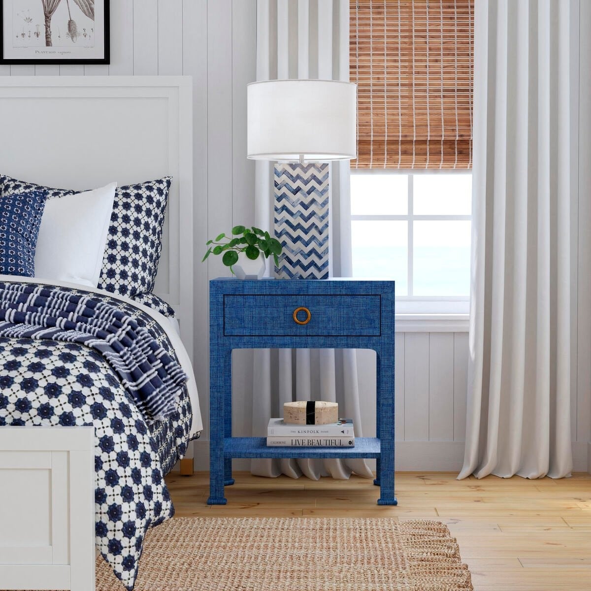 Butler Specialty Company Chatham 9147361 Chatham Nightstand, Blue