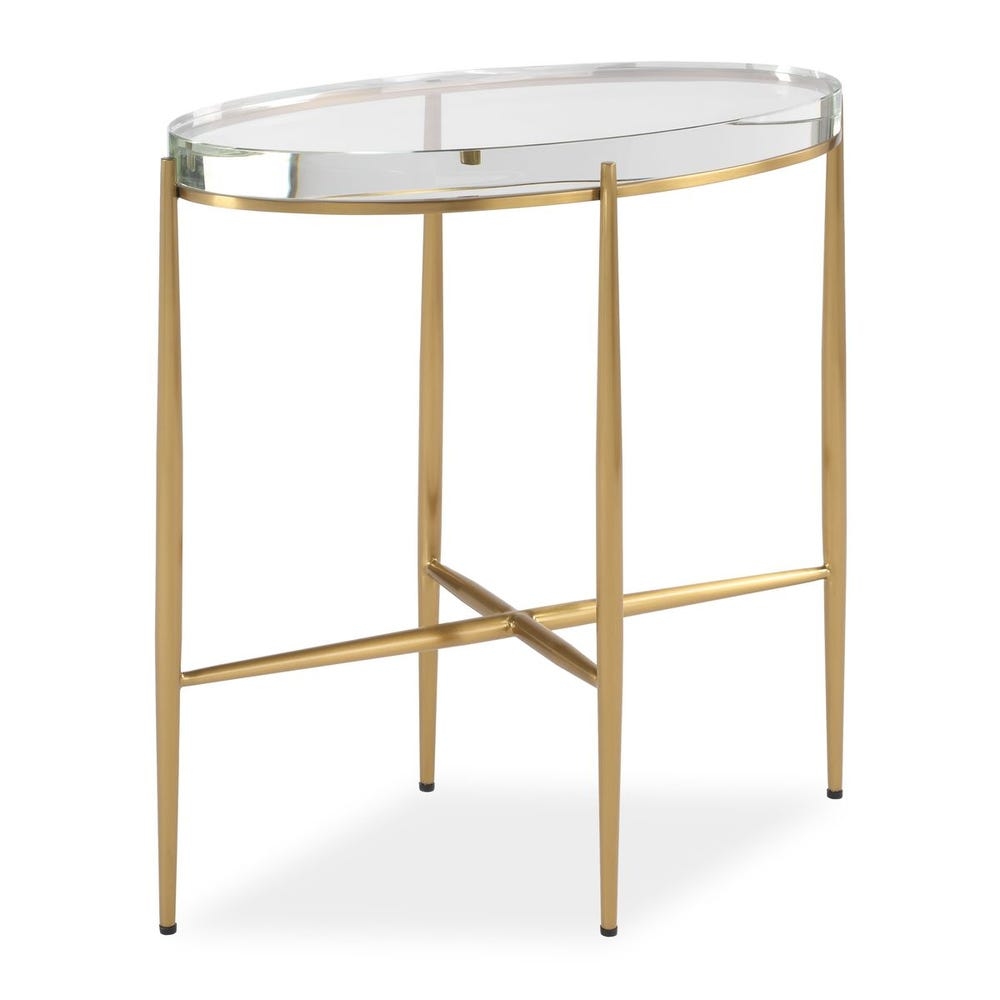 Crystal Clear Accent Table