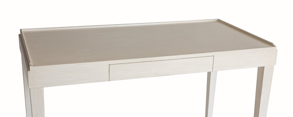 Oliver Home Furnishings Desks WRITING DESK W/ LIP TOP- DRIFT