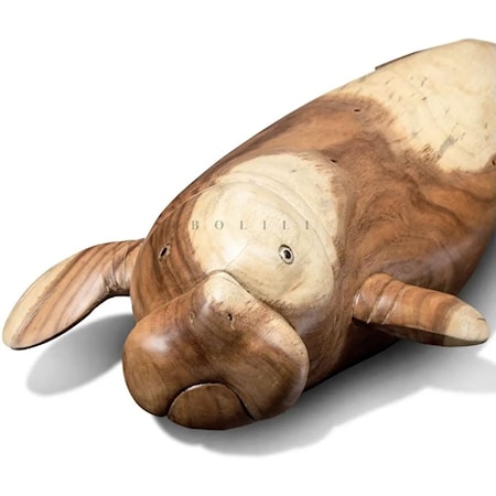 HANDCARVED GIANT MANATEE