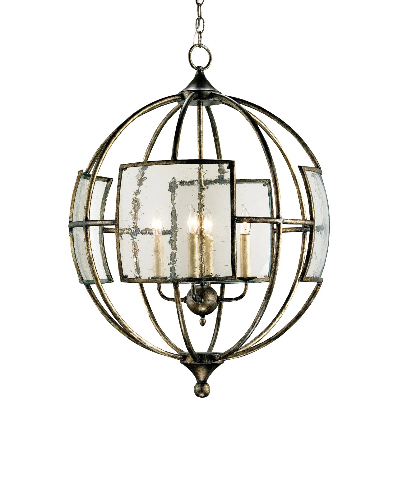 Broxton Bronze Orb Chandelier