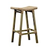 Furniture Classics Bar and Counter Stools Country Woven Kubu Bar Stool 