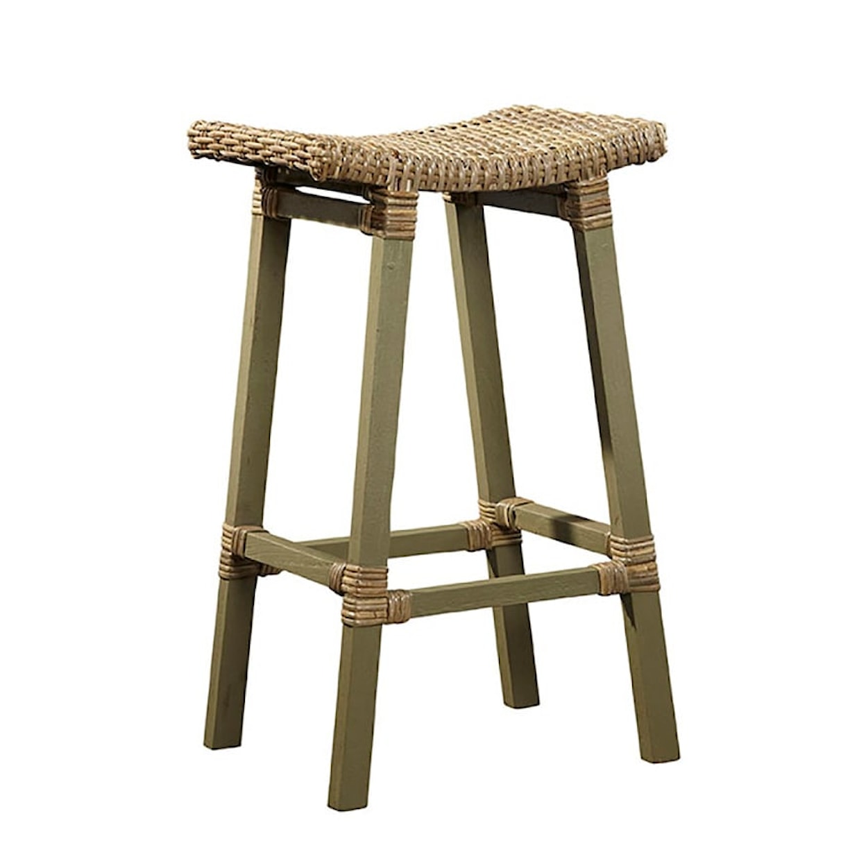 Furniture Classics Bar and Counter Stools Country Woven Kubu Bar Stool 