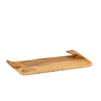 WRAP CARVED WOOD TRAY