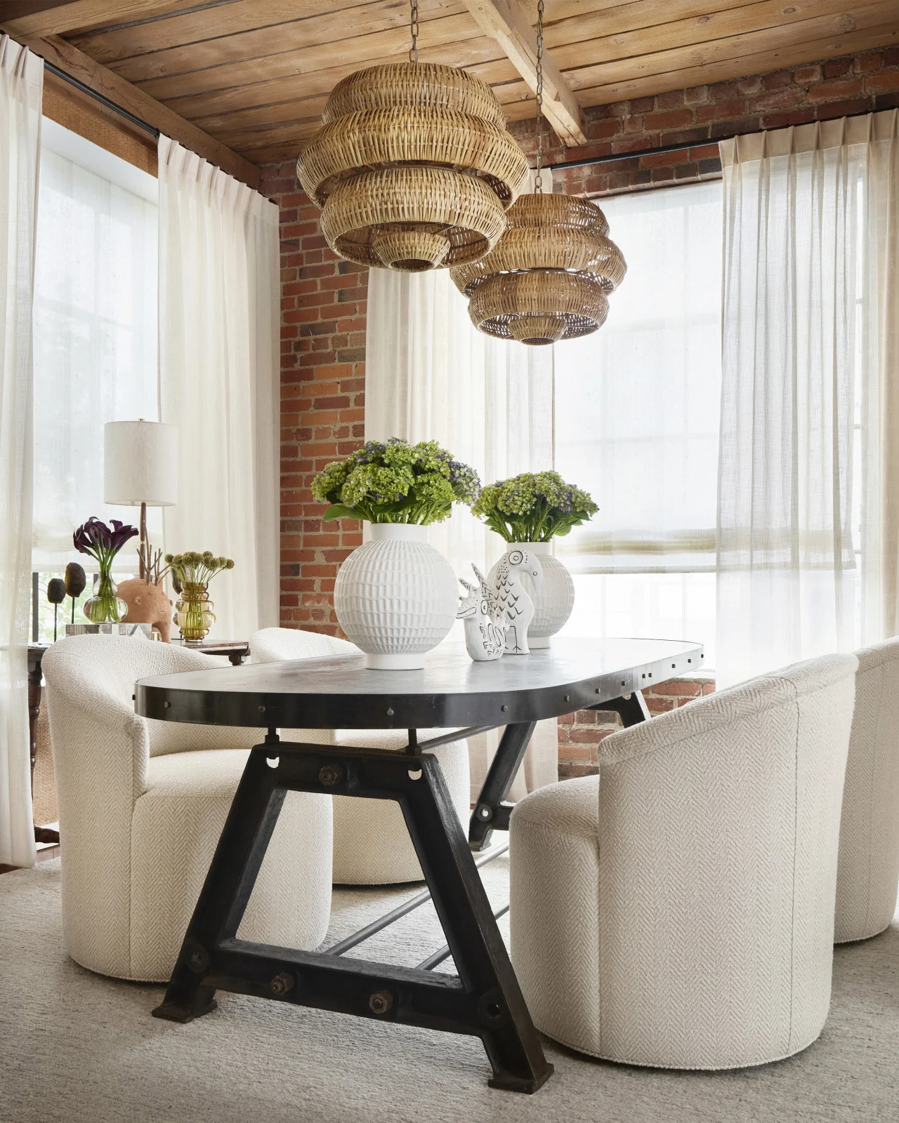 Currey & Co Lighting Chandeliers ANTIBES SM NATURAL CHANDELIER