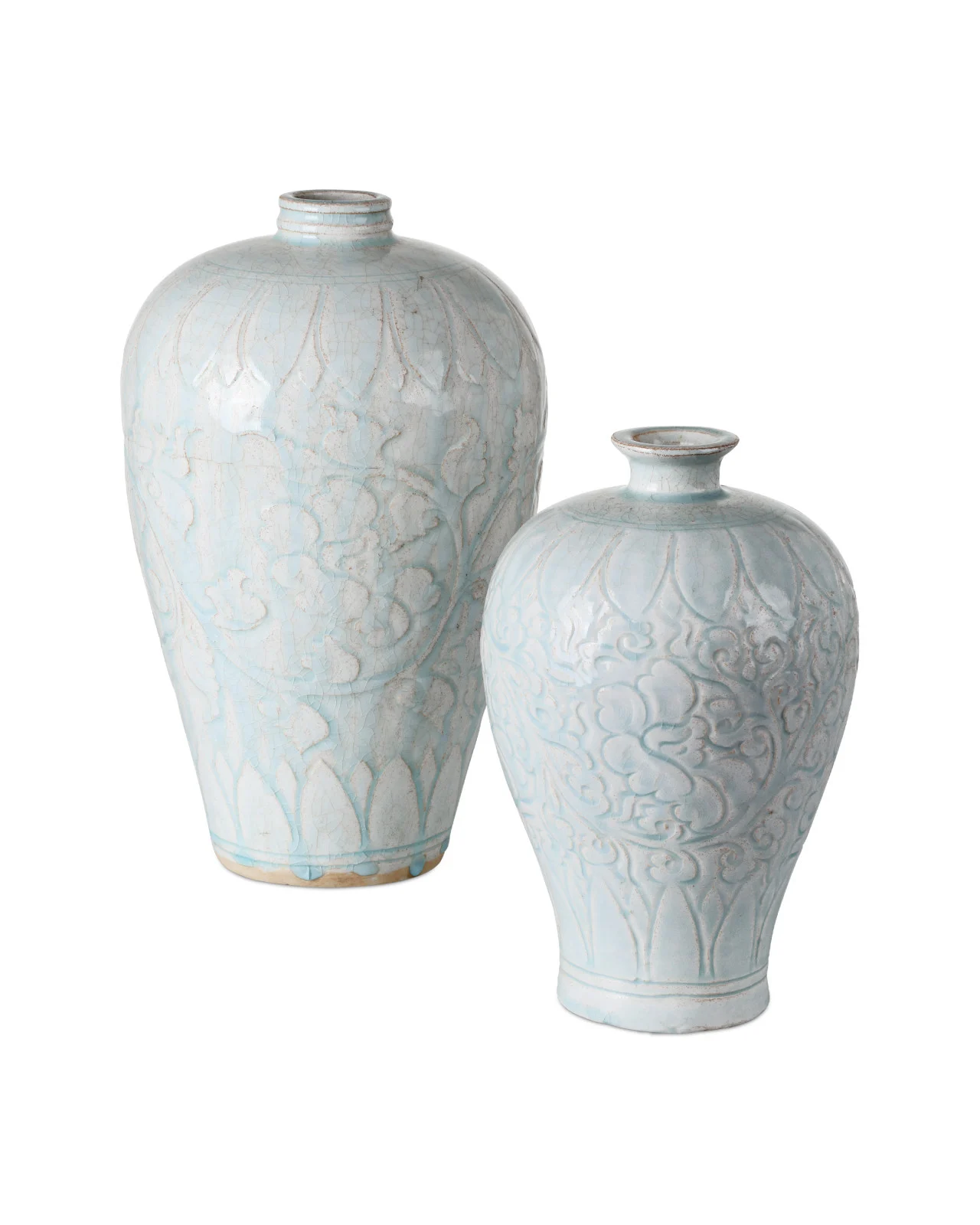 Nanjing Light Blue Vases Set of 2