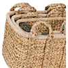 Ibolili Baskets and Sets WOVEN WATER HYACINTH BASKET, RECT- S/3