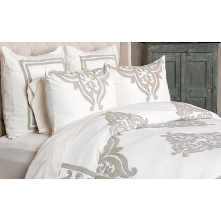 Patrina Ivory King Duvet