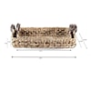 Ibolili Baskets and Sets PLAID BANANA LEAF WEAVE TARY-RECT, S/2