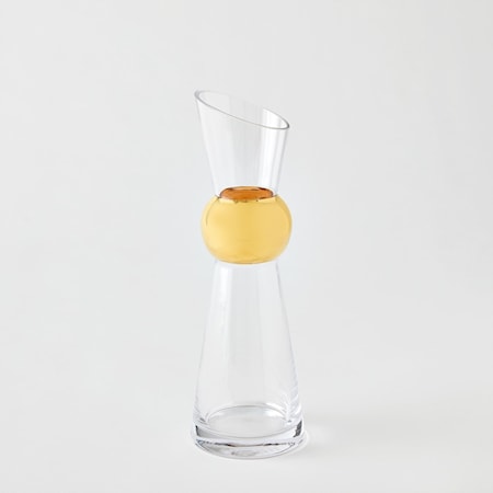 Metallic Orb Carafe-Gold-Sm