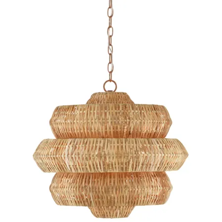 ANTIBES SM NATURAL CHANDELIER