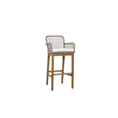 PAULO BAR STOOL GRAY