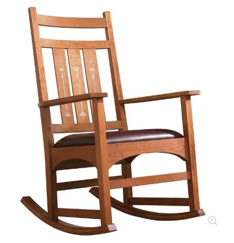 Harvey Ellis Rocker, with Inlay