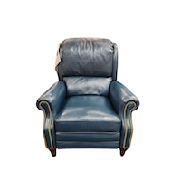 POWELL POWER RECLINER IN DOCUMENT OCEAN LEATHER