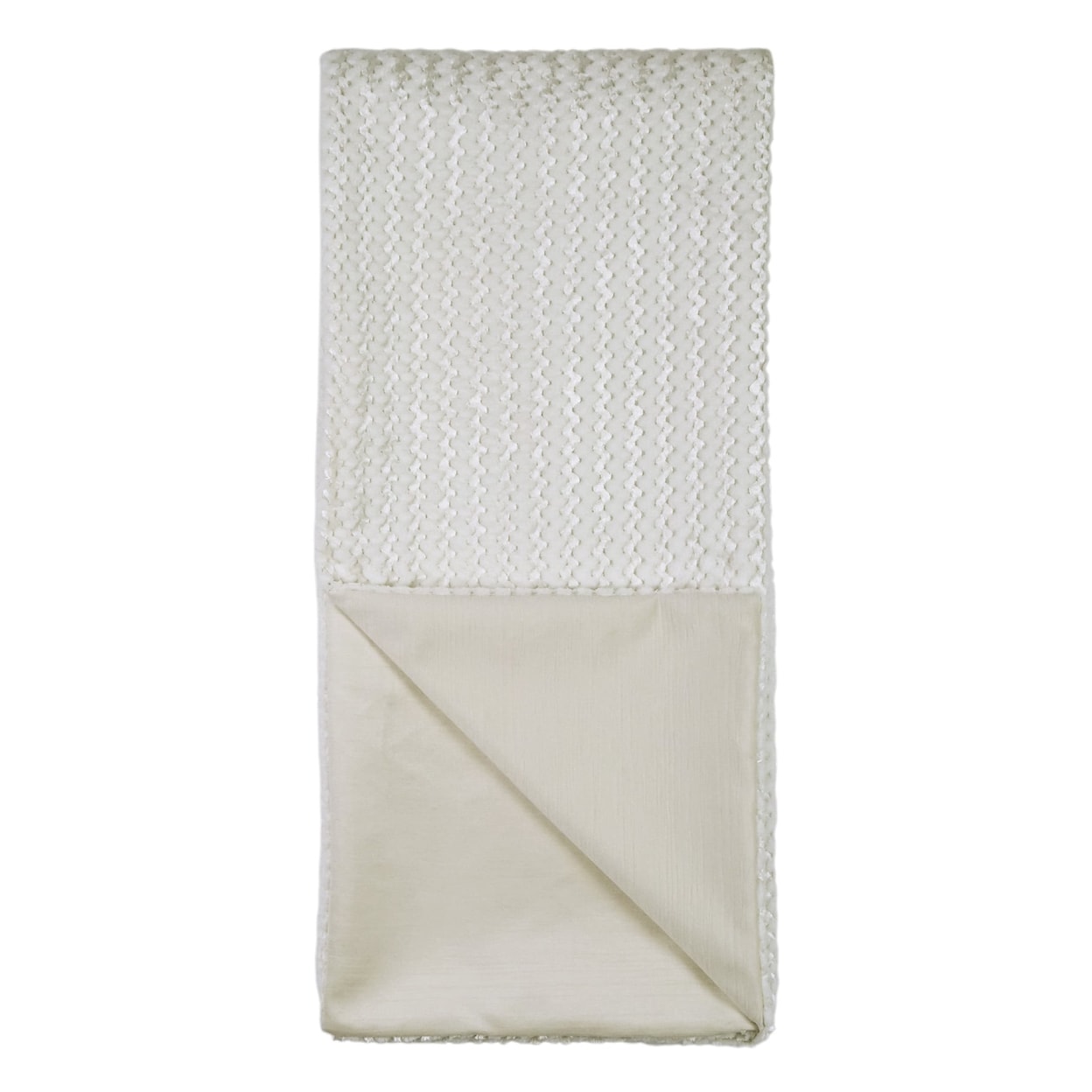 D.V. KAP Home Throws Gene Fur Throw-Ivory