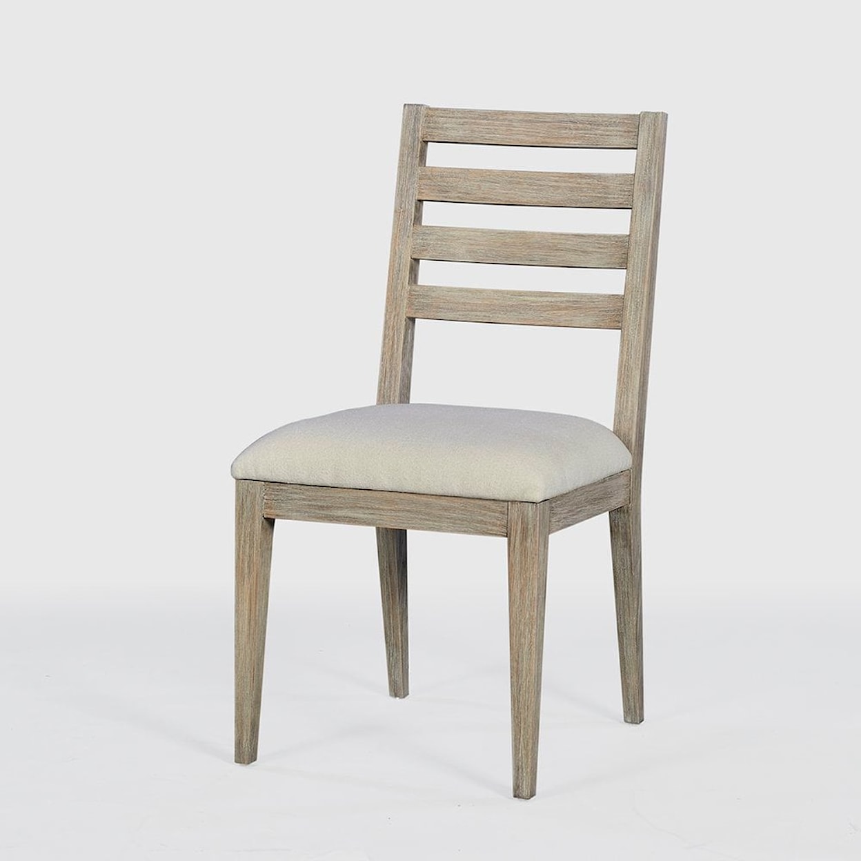 Oliver Home Furnishings Dining Chairs RIB BACK DINING CHAIR- WEATHERED
