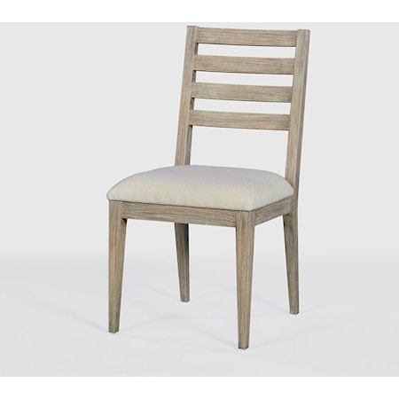 RIB BACK DINING CHAIR- WEATHERED