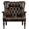 Stickley Leopold's Leather Accent Chair