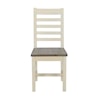 Classic Home Caleb CALEB DINING CHAIR LARK BROWN/CLASSIC IVORY