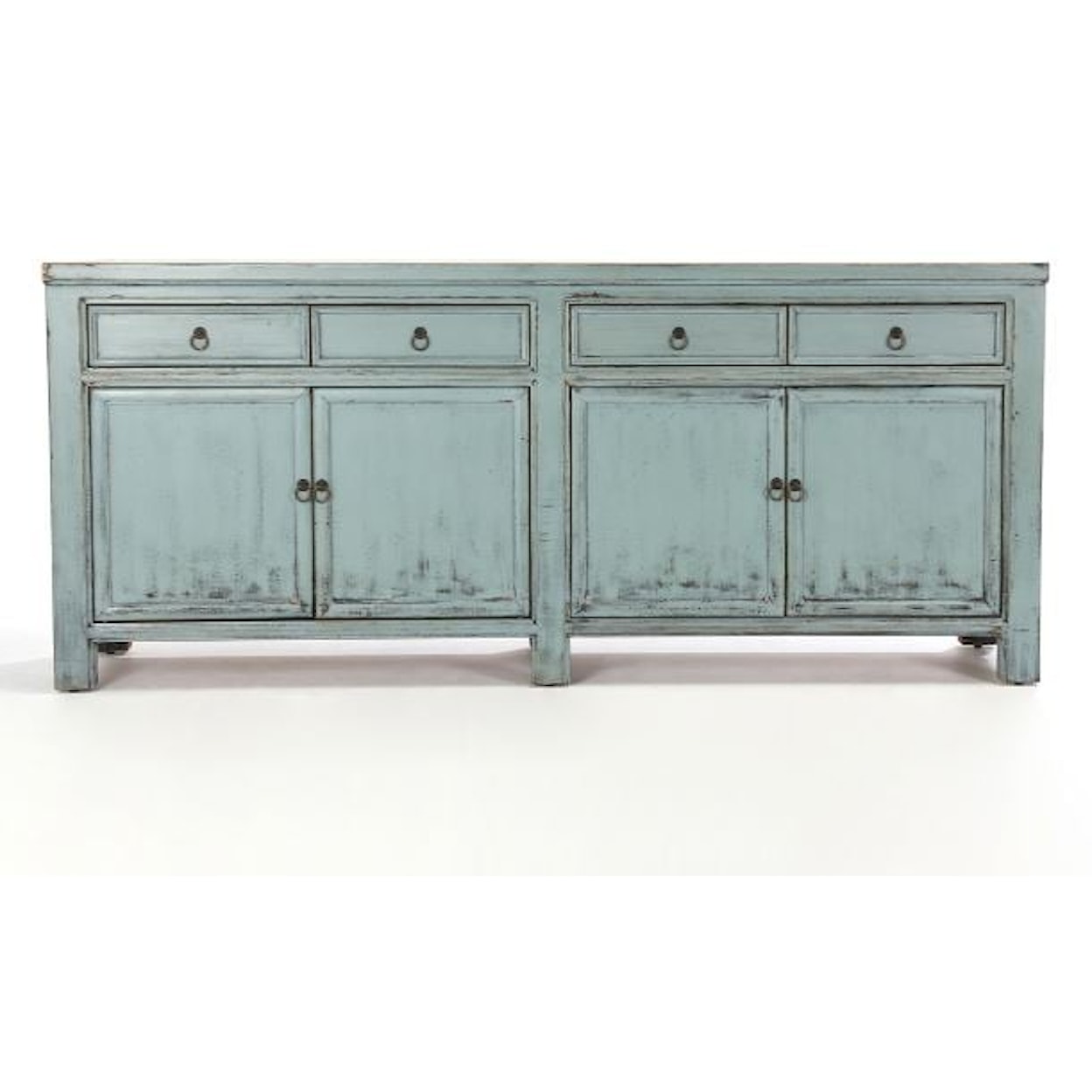 Classic Home Buffets and Sideboards Libbit 4 Drawer 4 Door Sideboard Vntage Sage