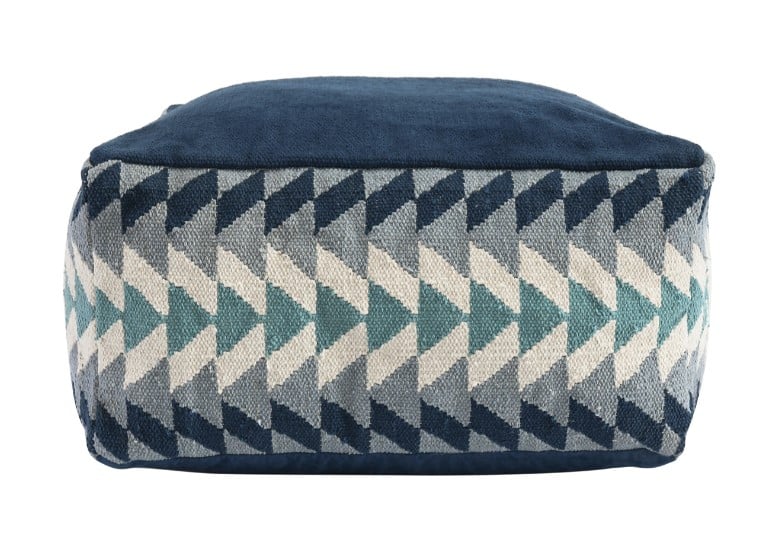 Classic Home Floor Cushions KADE MIDNIGHT BLUE MULTI POUF