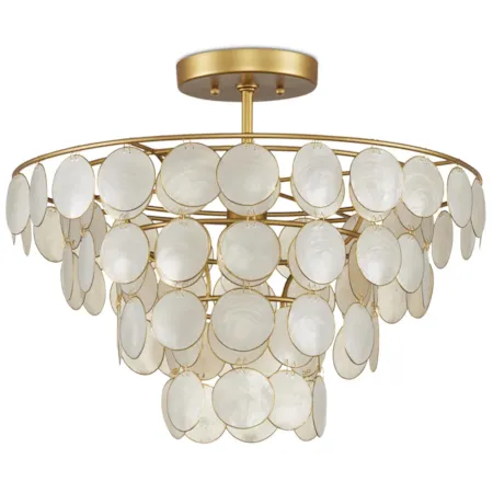 Bon Vivant Small Semi-Flush Mount