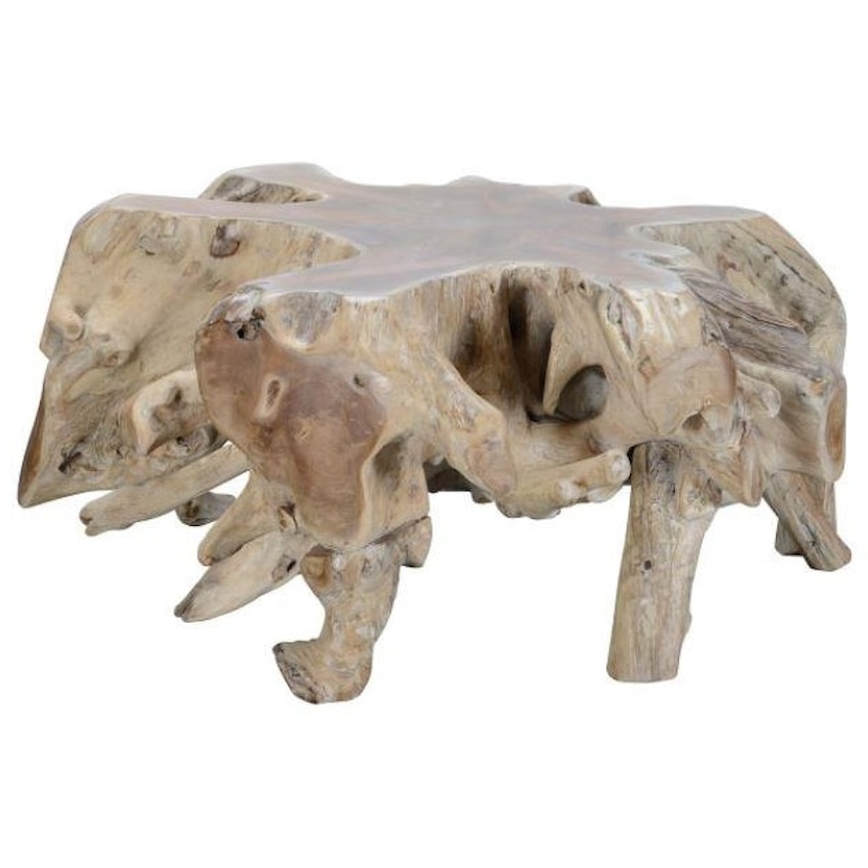 Classic Home Cypress Root Cypress Coffee Table