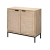 Jamie Young Co. Coastal Furniture REED 2 DOOR ACCENT CABINET