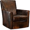 C.R. Laine Malcolm Malcolm Leather Swivel Chair