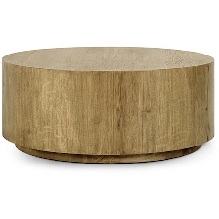 LAYNE 42" ROUND COFFEE TABLE W/CASTERS