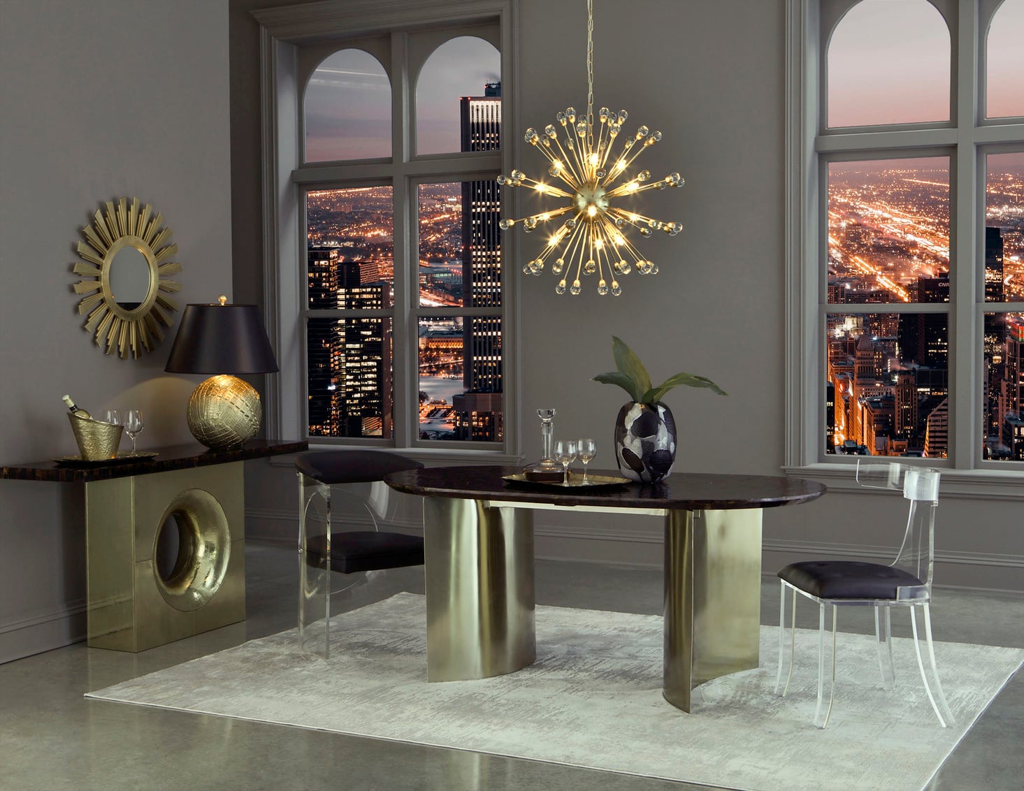 Wildwood Lamps Mirrors IBIZA MIRROR- SILVER