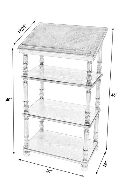 Butler Specialty Company Desks & Secretaries ALDEN LIBRARY STAND