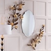 Global Views Accents Scalloped Beveled Oval Mirror