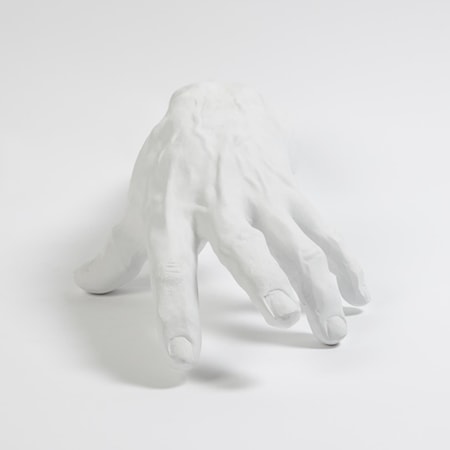 Hand Sculpture-Matte White