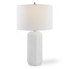 Uttermost Table Lamps WAVY TABLE LAMP, WHITE