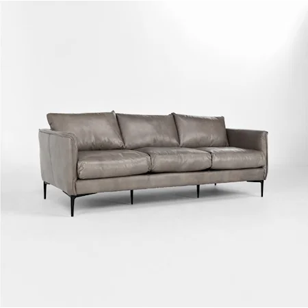 ABIGAIL 85" SOFA DARK GRAY