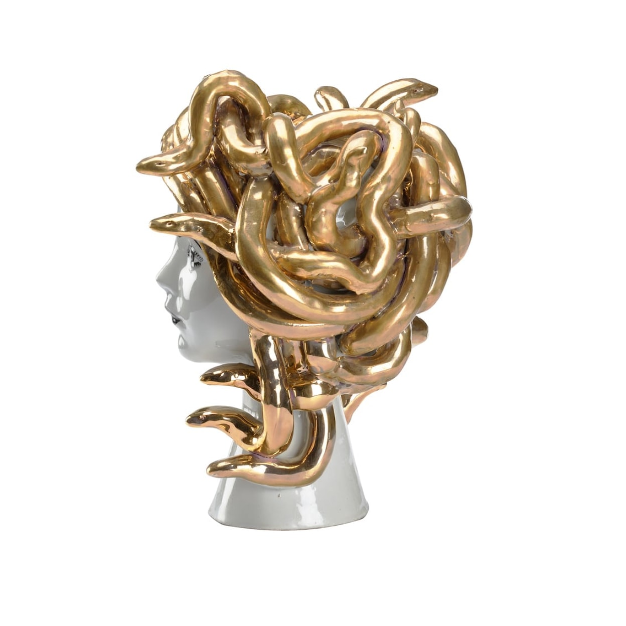 Wildwood Lamps Decorative Accessories Medusa Vase - Oro