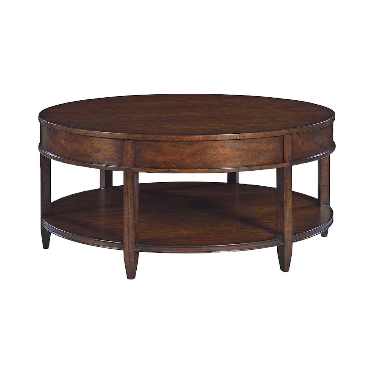Oliver Home Furnishings Coffee Tables TRADITIONAL ROUND COFFEE TABLE- COUNTRY