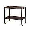 Oliver Home Furnishings Serving Carts SERVING CART- CHOCOLATE