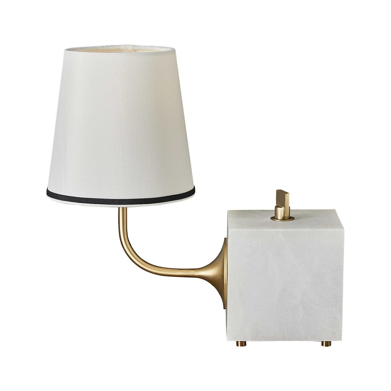 Uttermost Accent Lamps BLOCKHEAD GOOSENECK MINI LAMP - SATIN BRASS