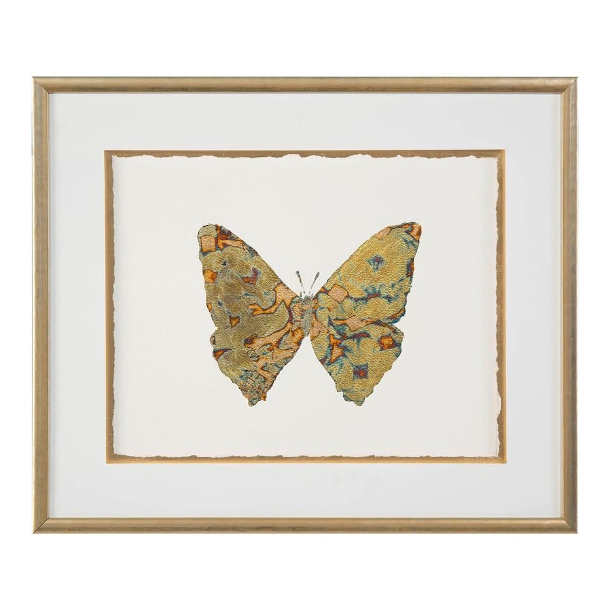 John-Richard Framed Artwork Shimmering Butterfly V