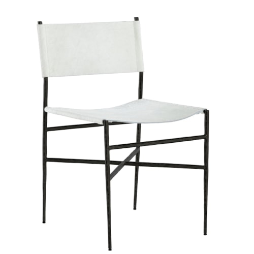 HAIR ON HIDE SIDE CHAIR